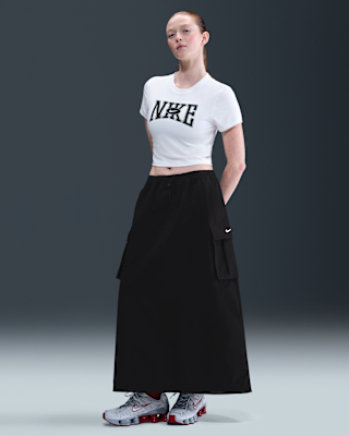 【NG】 N252WSK010 Women's Woven Cargo Skirt /追跡付 Women's Woven Cargo Skirt CARBON BLACK | National Geographic MY